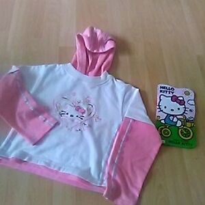 Hello Kitty Pink and White Sweatshirt for Kids 🔴Plus The Book🔴